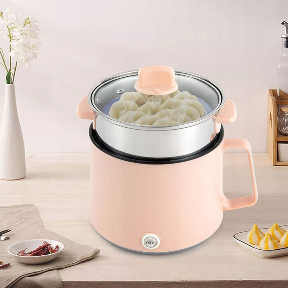 MULTICOOKER ELECTRIC STEAMER COMBINATION POT 1.7L DOUBLE POWER 300/600W Brand Bedee