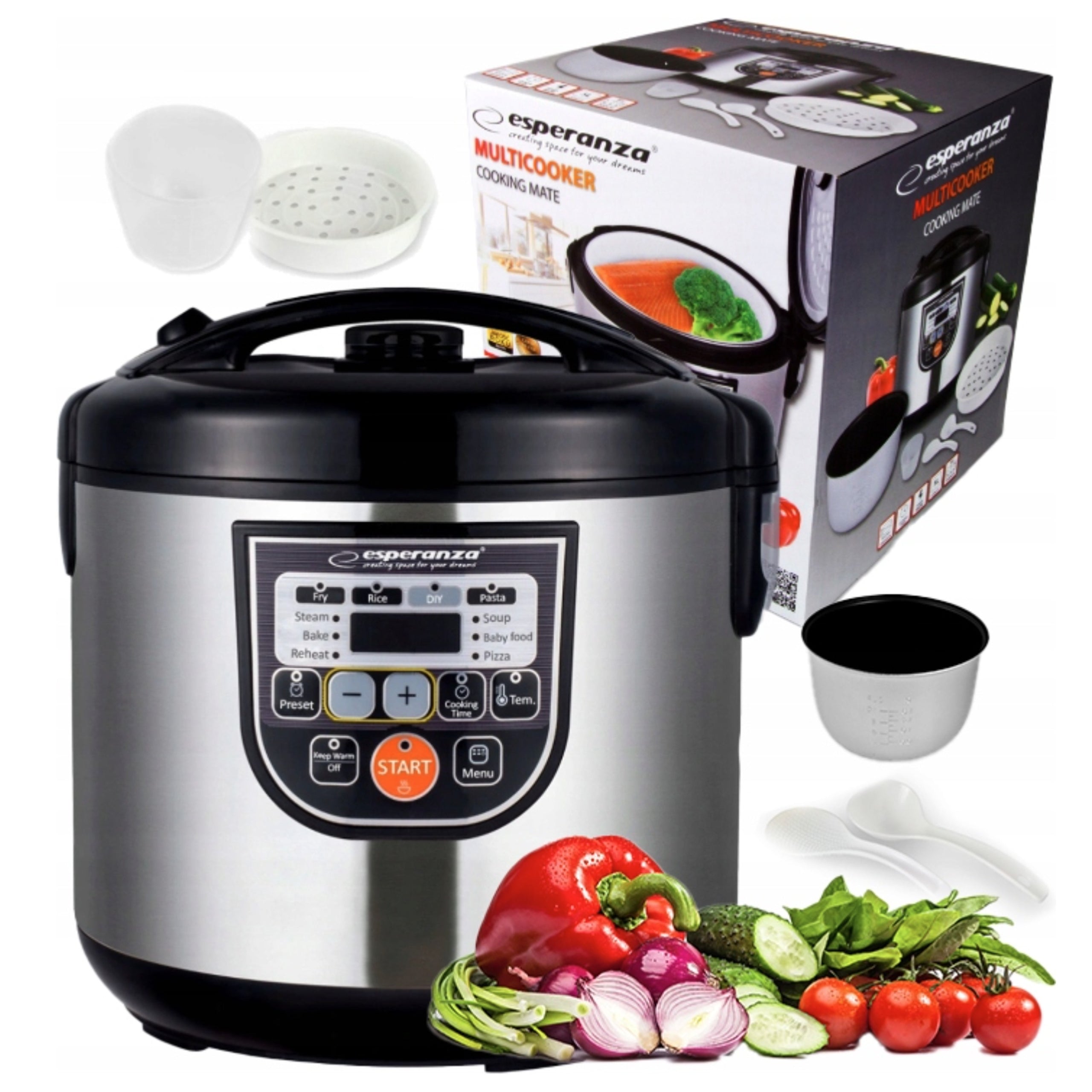 MULTICOOKER STEAMER PRESSURE COOKER COMBO 11 FUNCTIONS