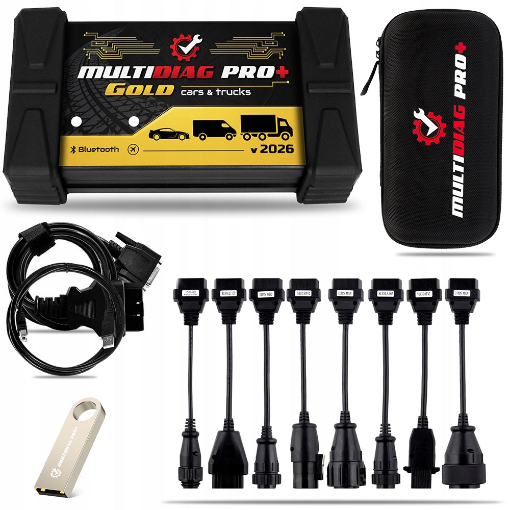 MULTIDIAG PRO+ OBD TRUCKS TIR TRACTORS SEMI-TRAILERS PASSENGER BUS