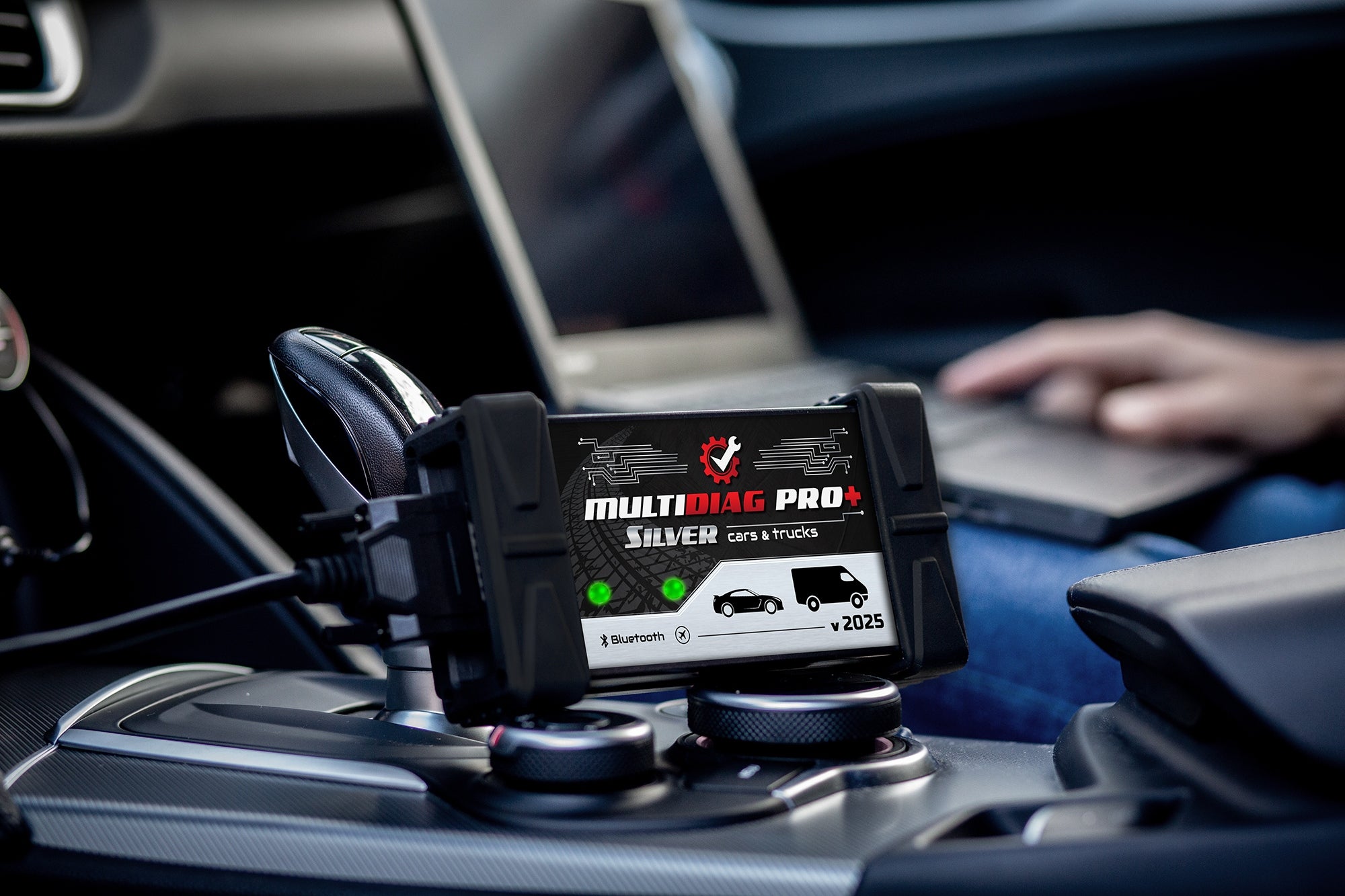 MULTIDIAG PRO+ SILVER OBD2 DIAGNOSTIC TESTER ALL PASSENGER CARS j.PL Manufacturer code Skaner Interfejs Silver OBD 2 KOMPUTER POLSKI