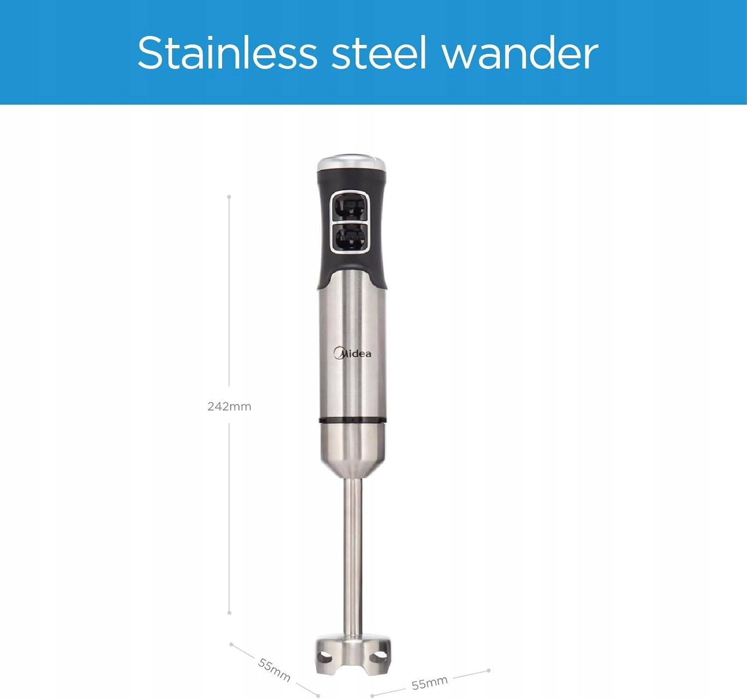 MULTIFUNCTION HAND BLENDER MIDEA 1000W MJ-BH1001W Brand Midea