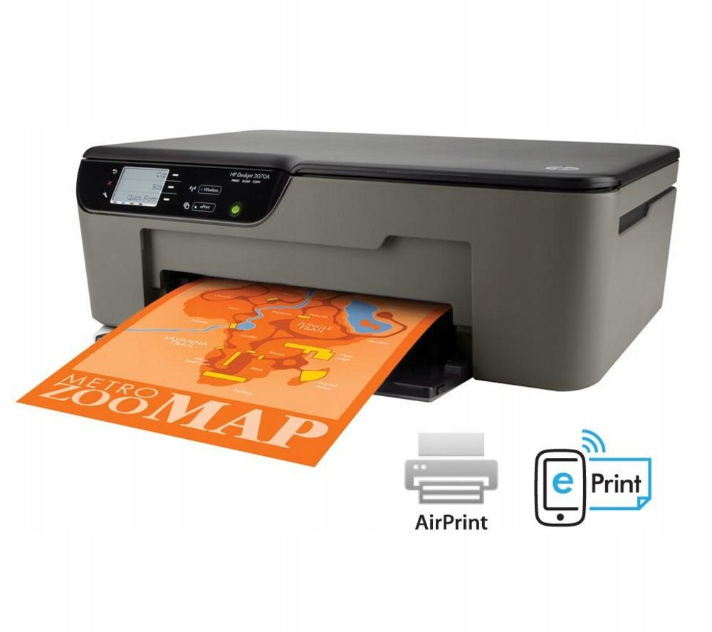 MULTIFUNCTION PRINTER HP 3070a + CHEAP INKS 364 XL WIFI PHOTOCOPYING SCANNER Manufacturer code CZ275A