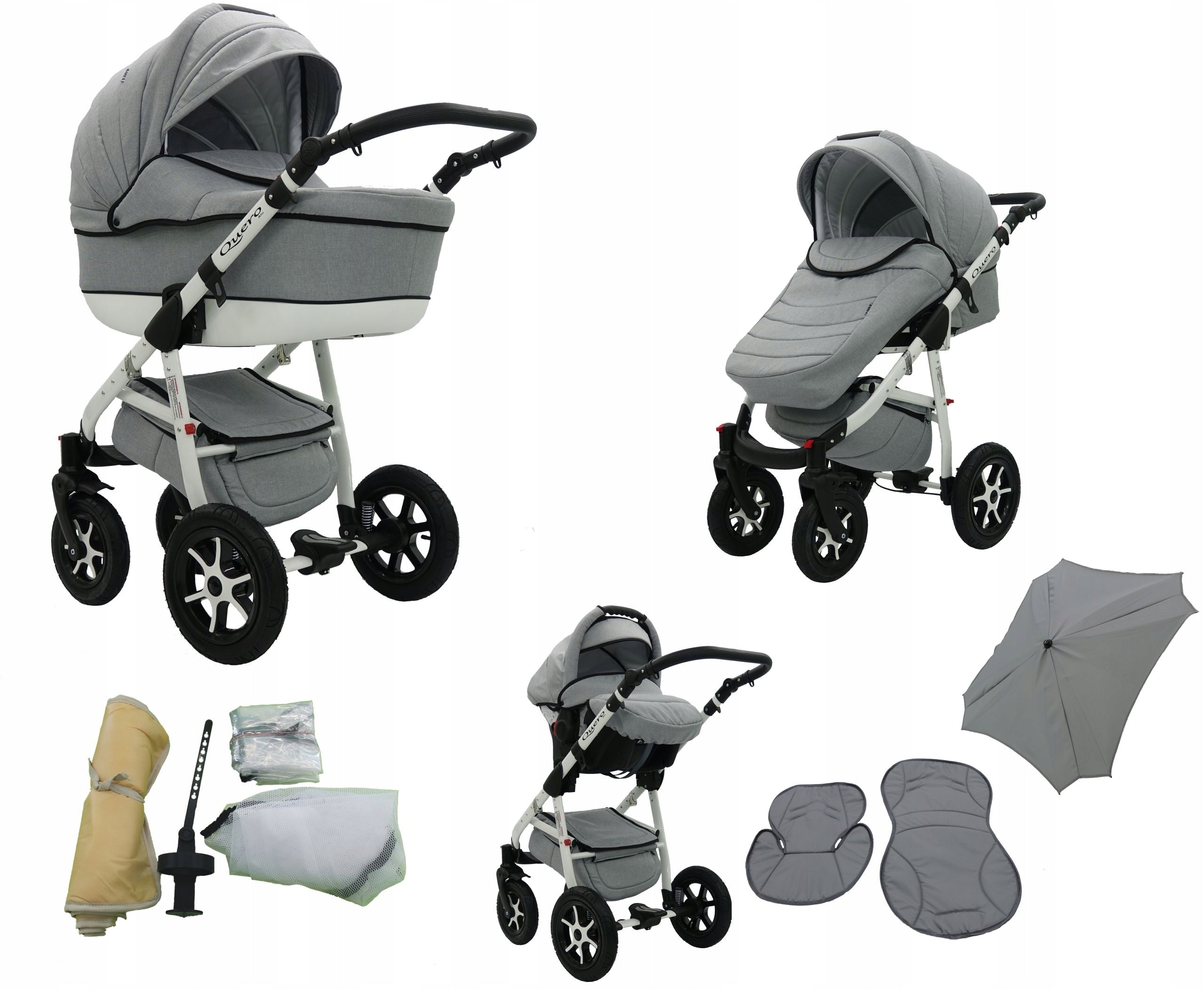 MULTIFUNCTION STROLLER 3IN1 QUERO SEAT