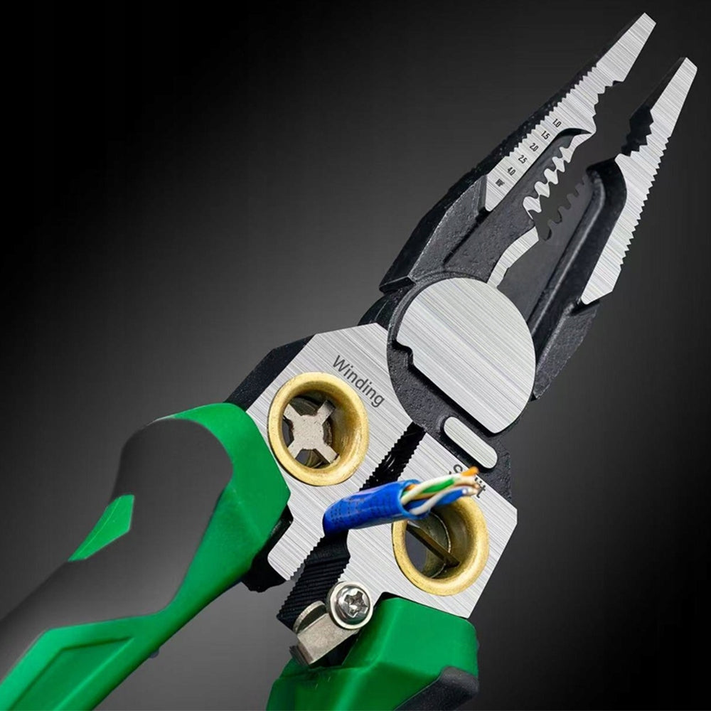 MULTIFUNCTIONAL 8IN1 PLIERS WITH VOLTAGE MEASUREMENT 22CM STEEL Packaging status original