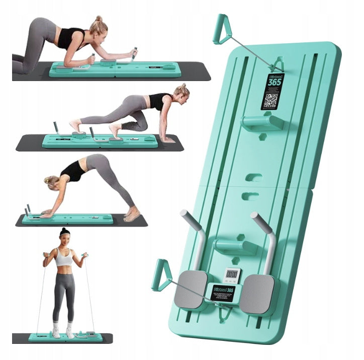 MULTIFUNCTIONAL ABDOMINAL EXERCISE BOARD 106x41cm GREEN