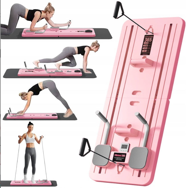 MULTIFUNCTIONAL ABDOMINAL EXERCISE BOARD 106x41cm PINK Manufacturer code 639845