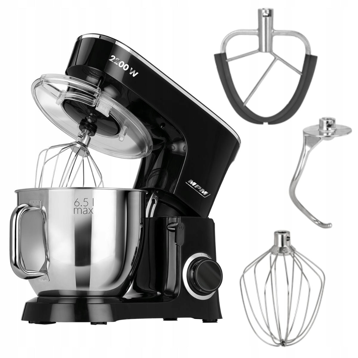 MULTIFUNCTIONAL FOOD PROCESSOR PLANETARY MIXER MPM MRK-19 2200W BOWL 6,5L