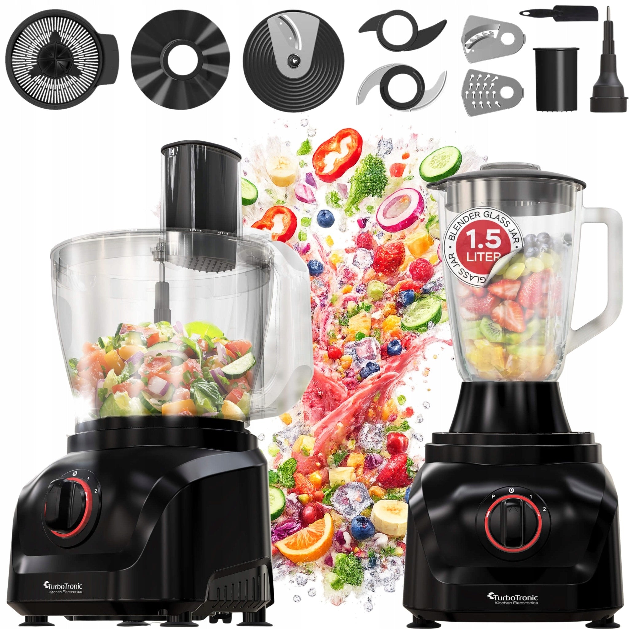 MULTIFUNCTIONAL MALAKSER ROBOT FOOD MIXER BLENDER CUP GRATER 3L