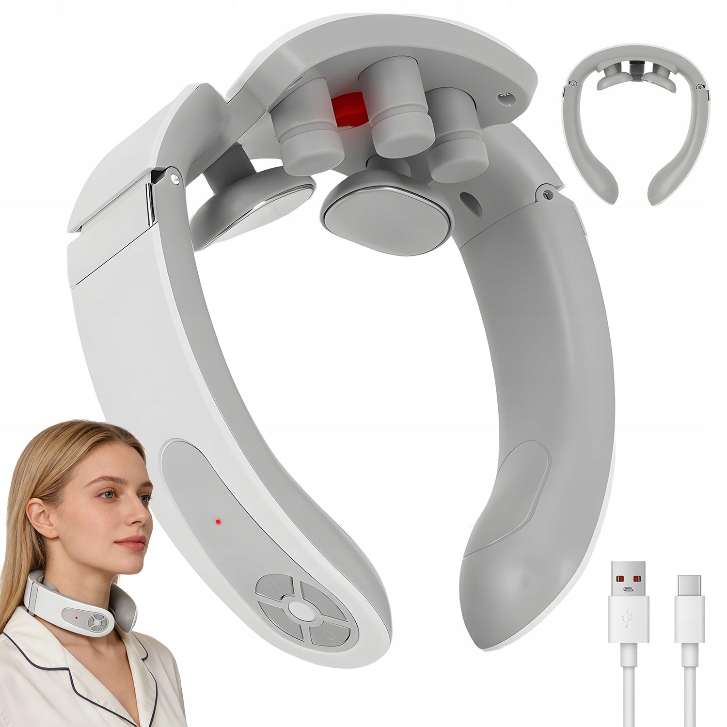 MULTIFUNCTIONAL NECK MASSAGER WITH HEATING FUNCTION 6 MODES