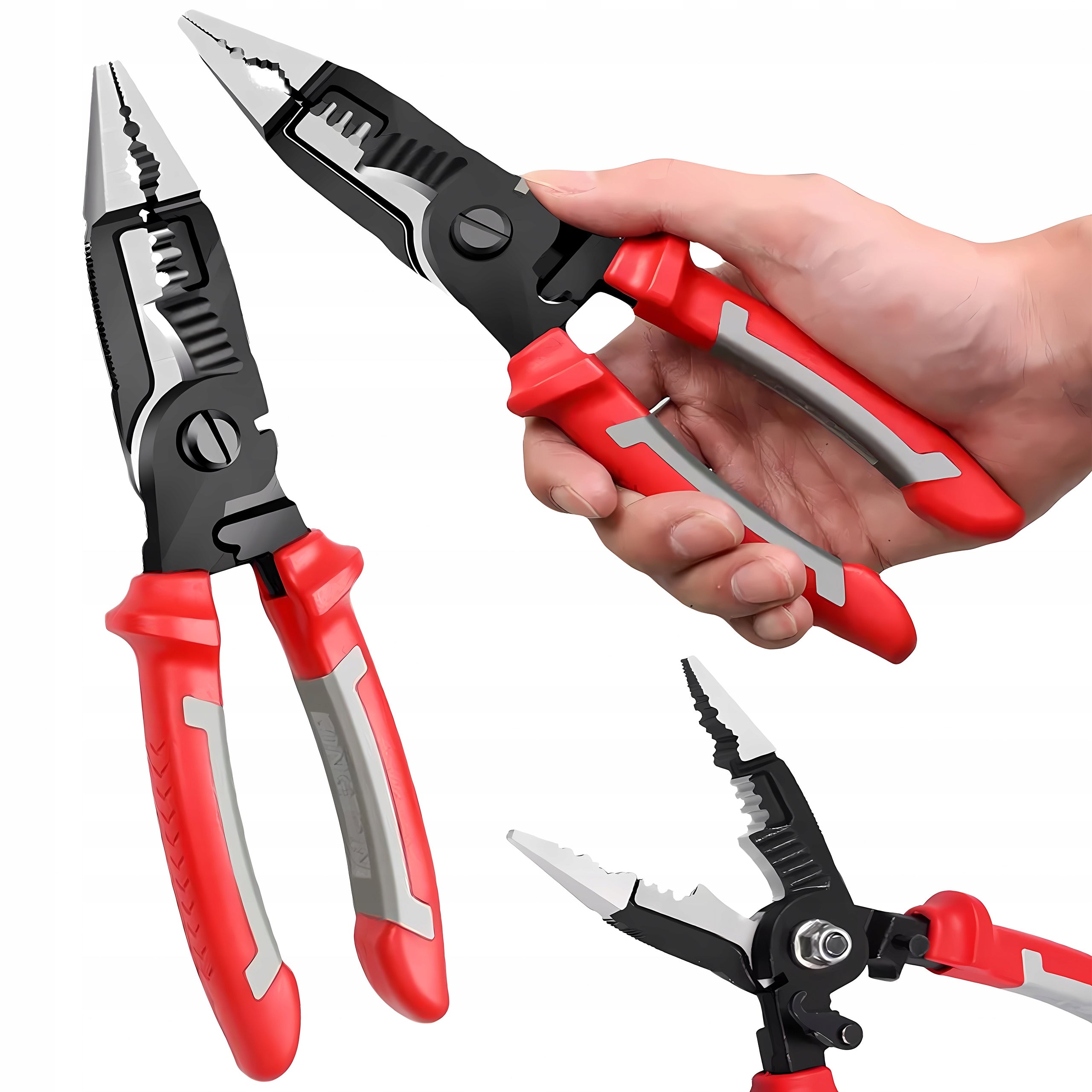 MULTIFUNCTIONAL PLIERS 9in1 Knife PULLER Crimper for ELECTRICIANS