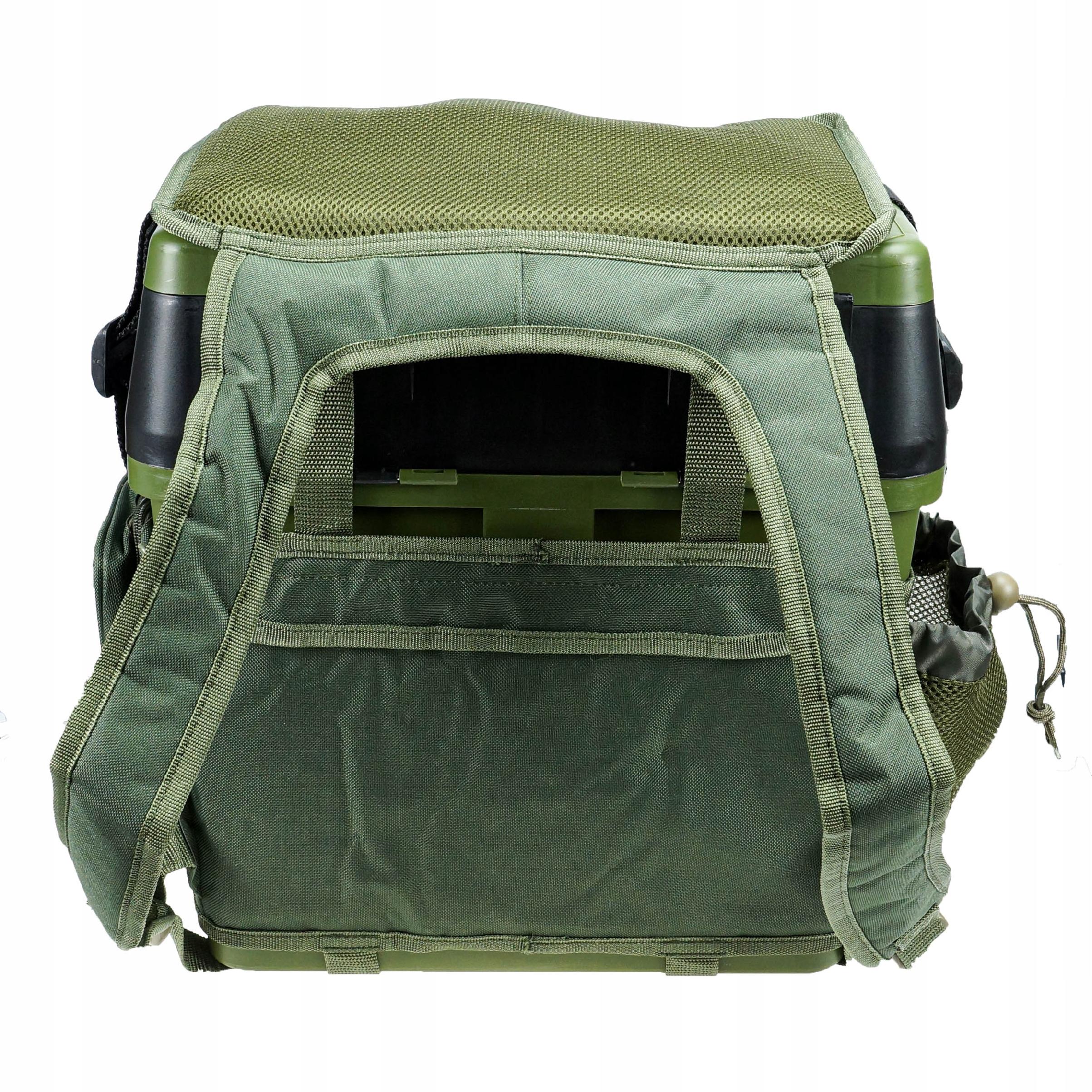 MULTIFUNCTIONAL SET HOKKAIDO 3in1 SEAT BOX BACKPACK FOR ANGLER Model FISHING TAKLE BOXES SERIES