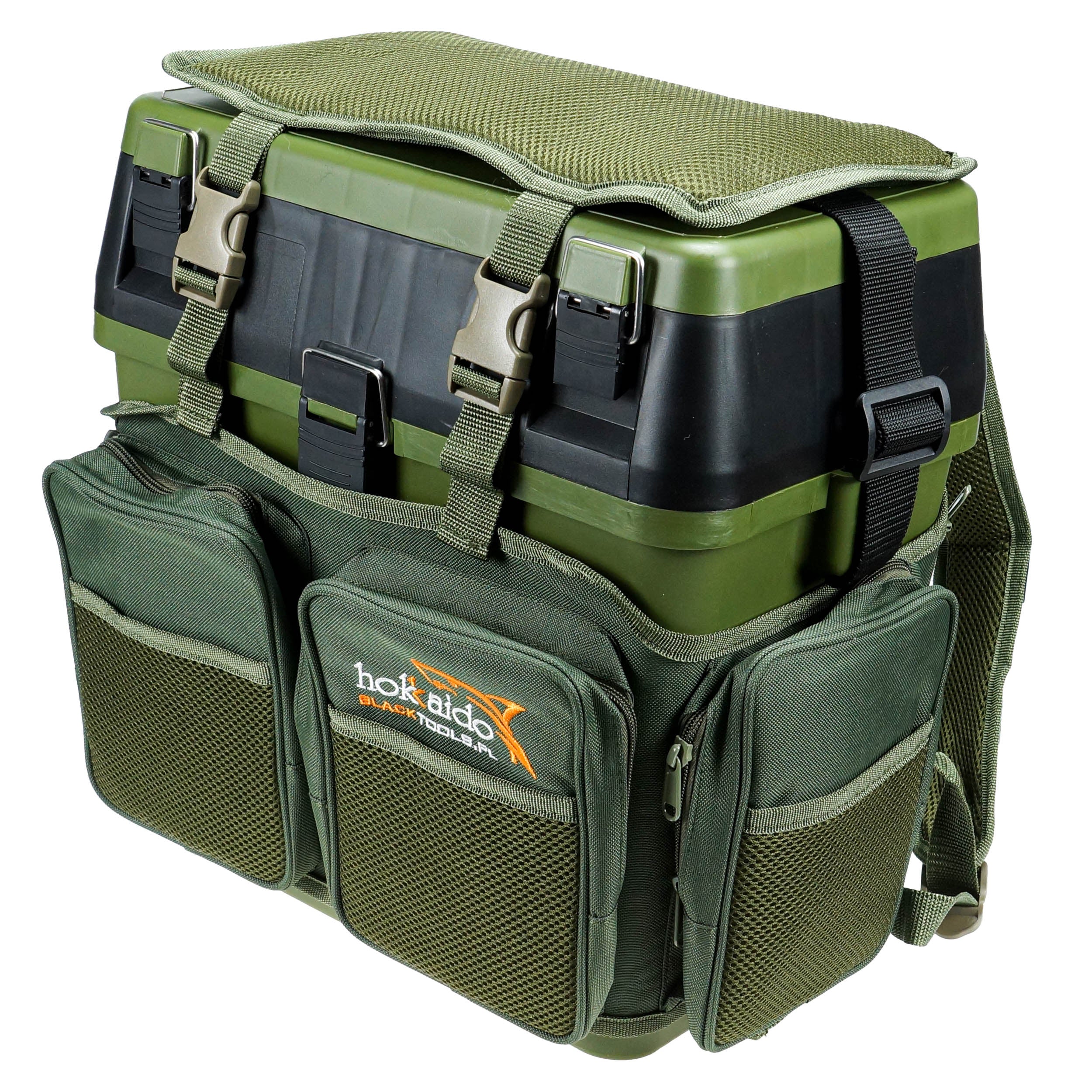 MULTIFUNCTIONAL SET HOKKAIDO 3in1 SEAT BOX BACKPACK FOR ANGLER Product weight with unit packaging 0.01 kg
