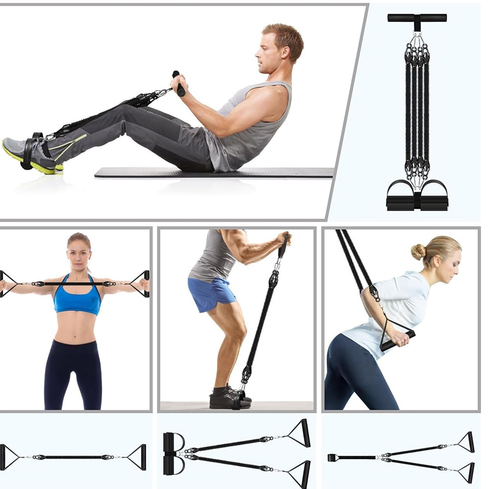 MULTIFUNCTIONAL TRAINING EXPANDER WITH ADJUSTABLE RESISTANCE FOR EXERCISE Length 52 cm