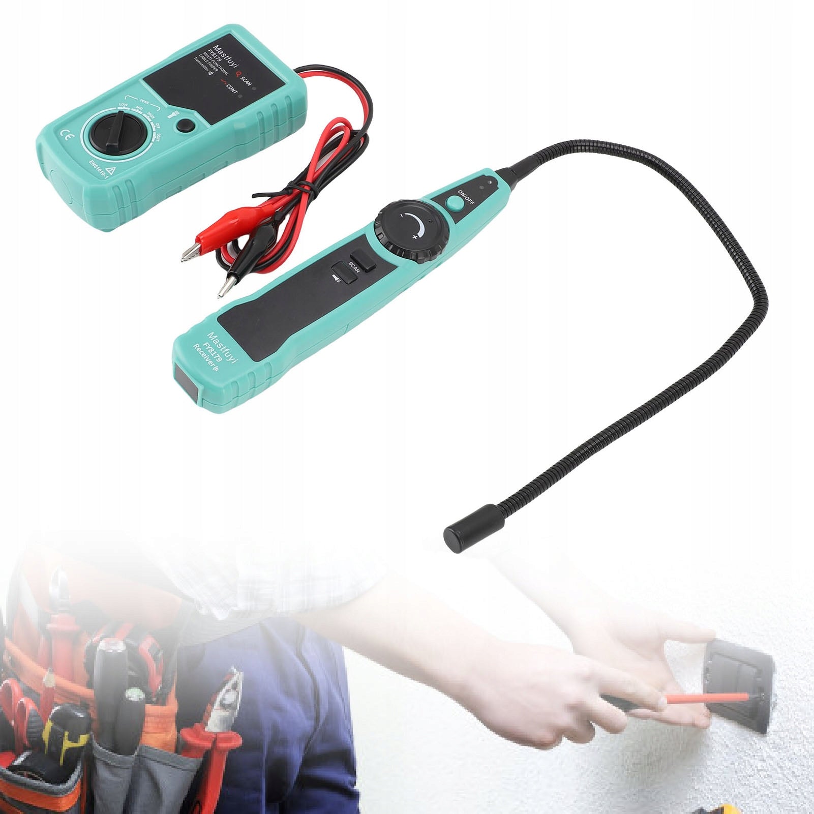 MULTIFUNCTIONAL WIRE PAIR FINDER CABLE LOCATOR FOR 9V ELECTRICIAN Brand no brand