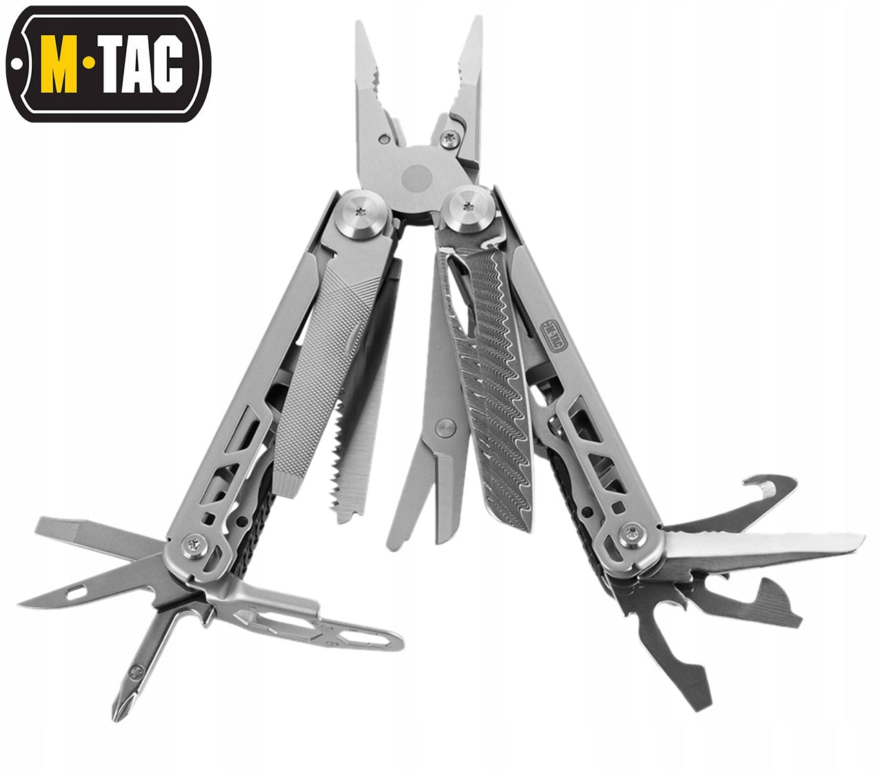 MULTITOOL M-TAC TYPE 12 DAMASCUS 14in1 WITH HOLSTER MULTIFUNCTION TOOL EAN (GTIN) 5903886899735