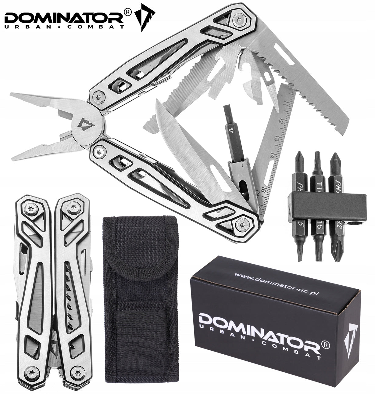MULTITOOL MULTI-TOOL DOMINATOR FOLDING KNIFE ESSENTIAL BITS EAN (GTIN) 5905101201019
