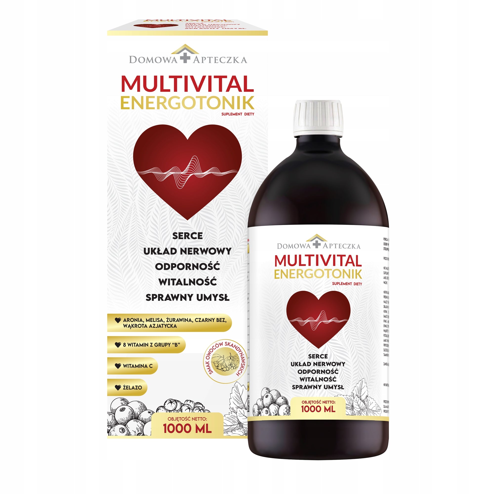 MULTIVITAL ENERGOTONIC VITAL TONIC VITAMIN LIQUID SENIOR FOR GIFT Expiration date at least 3 months from the date of purchase