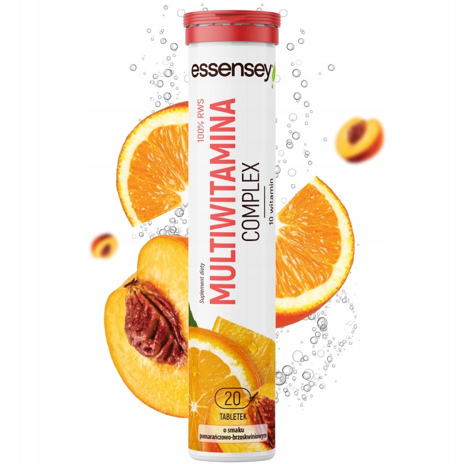 MULTIVITAMIN Complex 20 pcs Effervescent Tablets 10 Ingredients Vitamin C B E