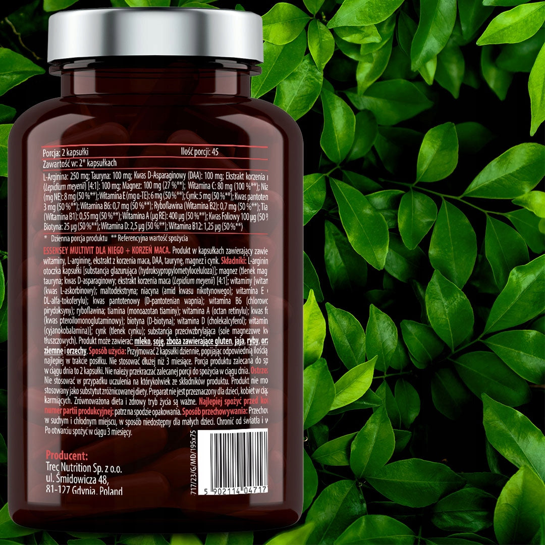MULTIVITAMIN FOR MEN 18 INGREDIENTS FOR VITALITY LIBIDO TESTOSTERONE Packaging status original