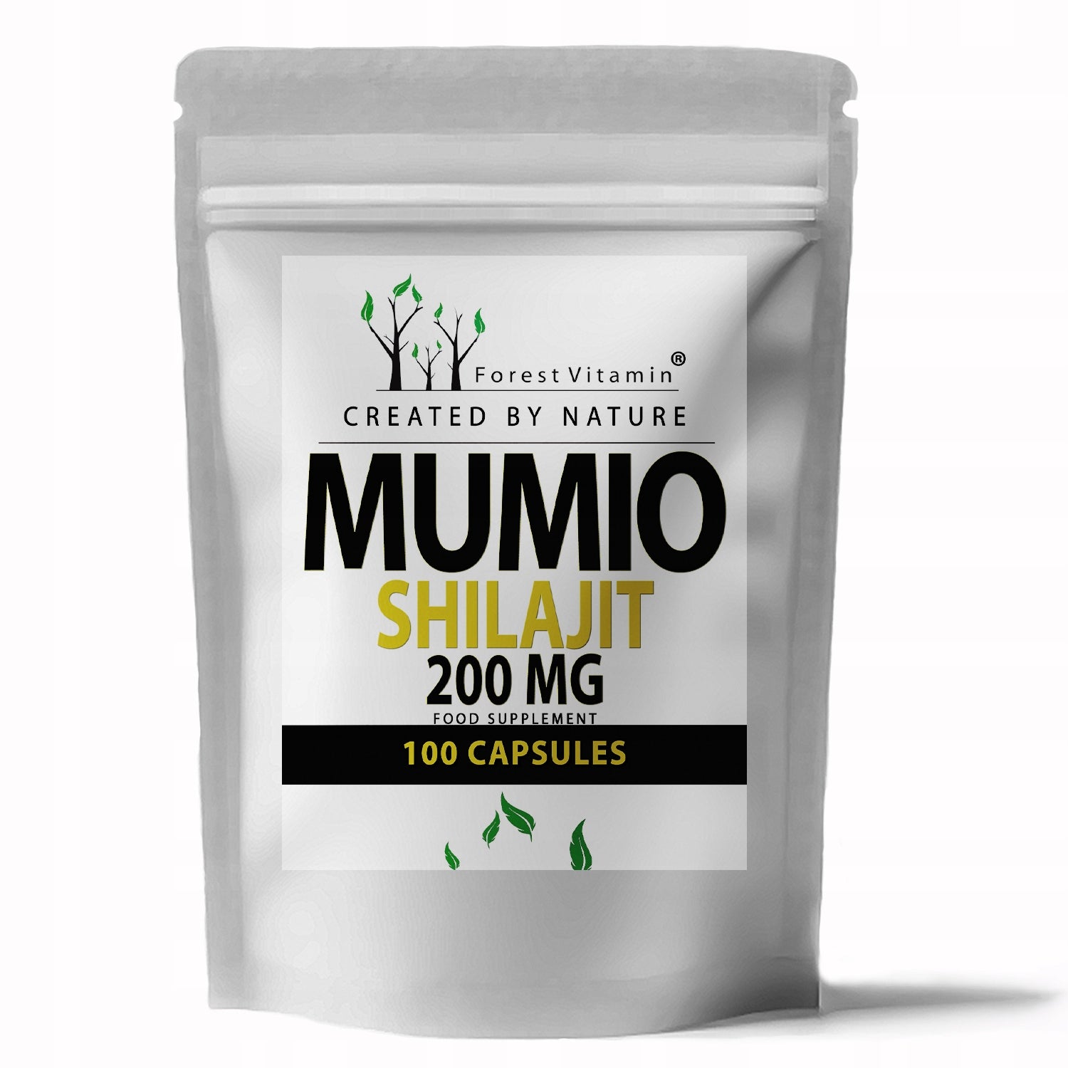 MUMIO SHILAJIT STRONG EXTRACT 200mg 100k FULVIC ACIDS 20% RICHNESS OF NATURE Packaging status original