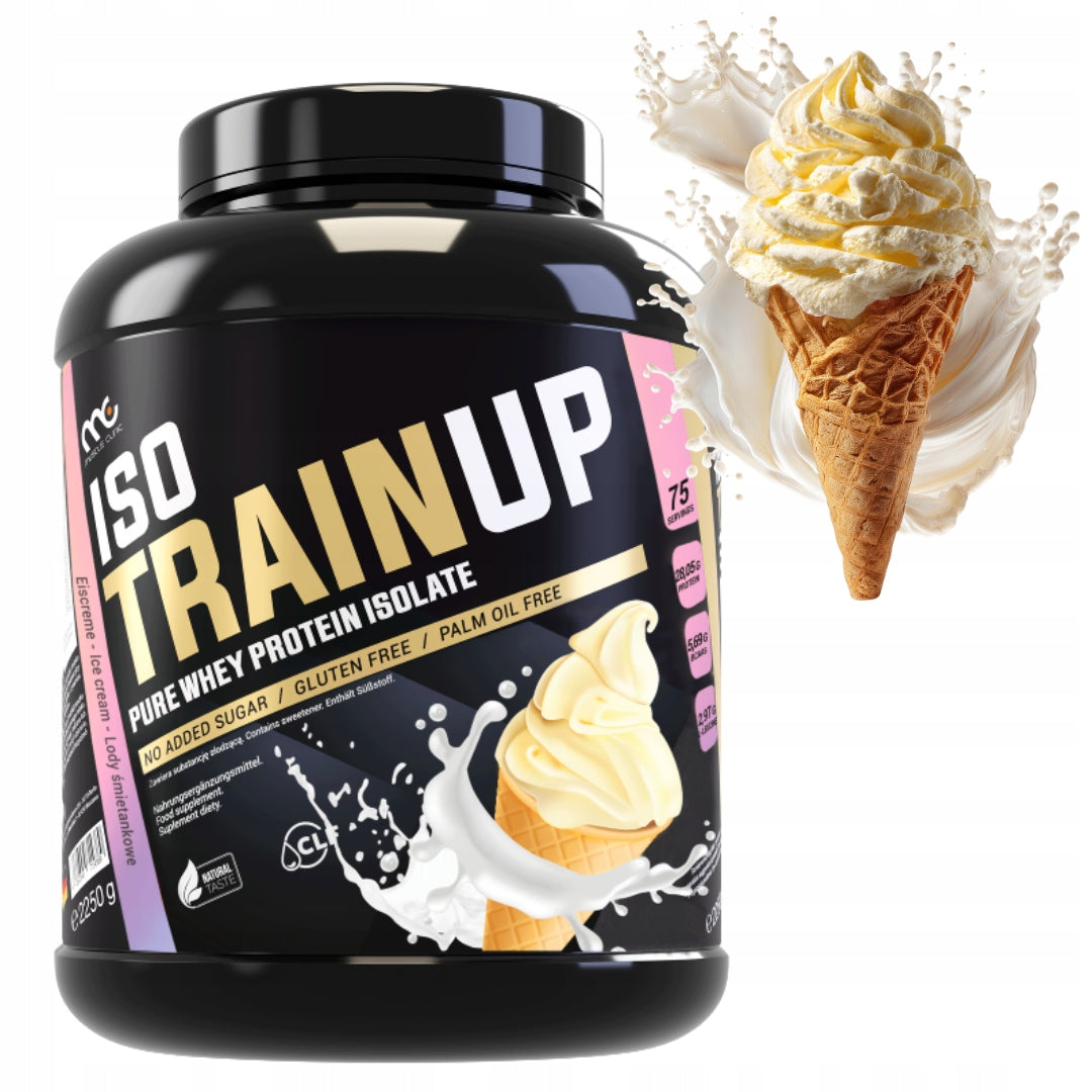 MUSCLE CLINIC ISO TRAIN UP 2250 g PROTEIN ISOLATE CREAM ICE CREAM