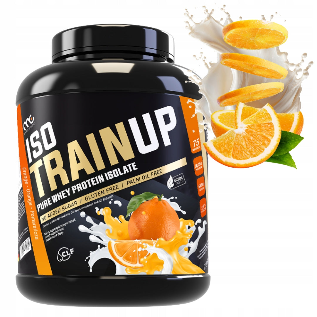 MUSCLE CLINIC ISO TRAIN UP 2250 g PROTEIN ISOLATE - ORANGE