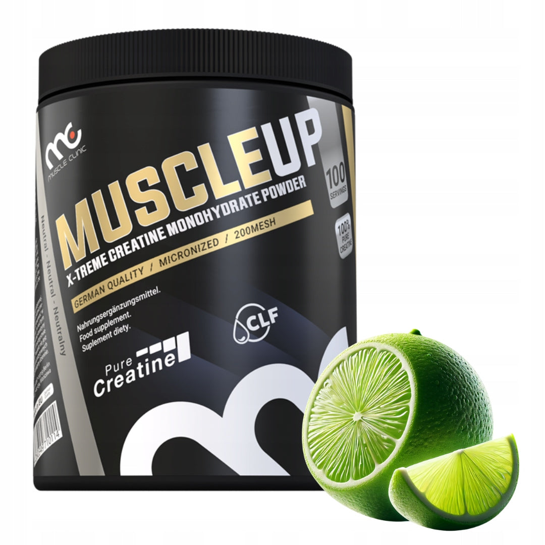 MUSCLE CLINIC MUSCLE UP 400g Creatine Monohydrate Pure Creatine Lime