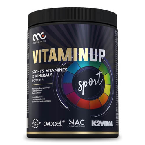 MUSCLE CLINIC VITAMIN UP 300g. STRONG VITAMIN AND MINERAL COMPLEX + FREEBIE