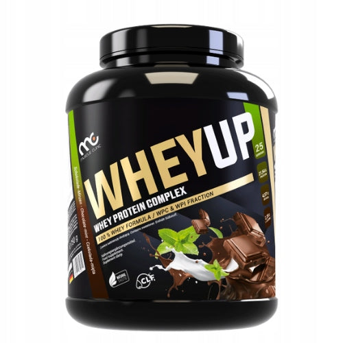 MUSCLE CLINIC WHEY UP 750g PROTEIN CONDITIONER CONCENTRATE - CHOCOLATE MINT Packaging status original