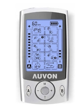 MUSCLE ELECTROSTIMULATOR AUVON AS8012C MASSAGER ELECTRODE THERAPY Brand Auvon