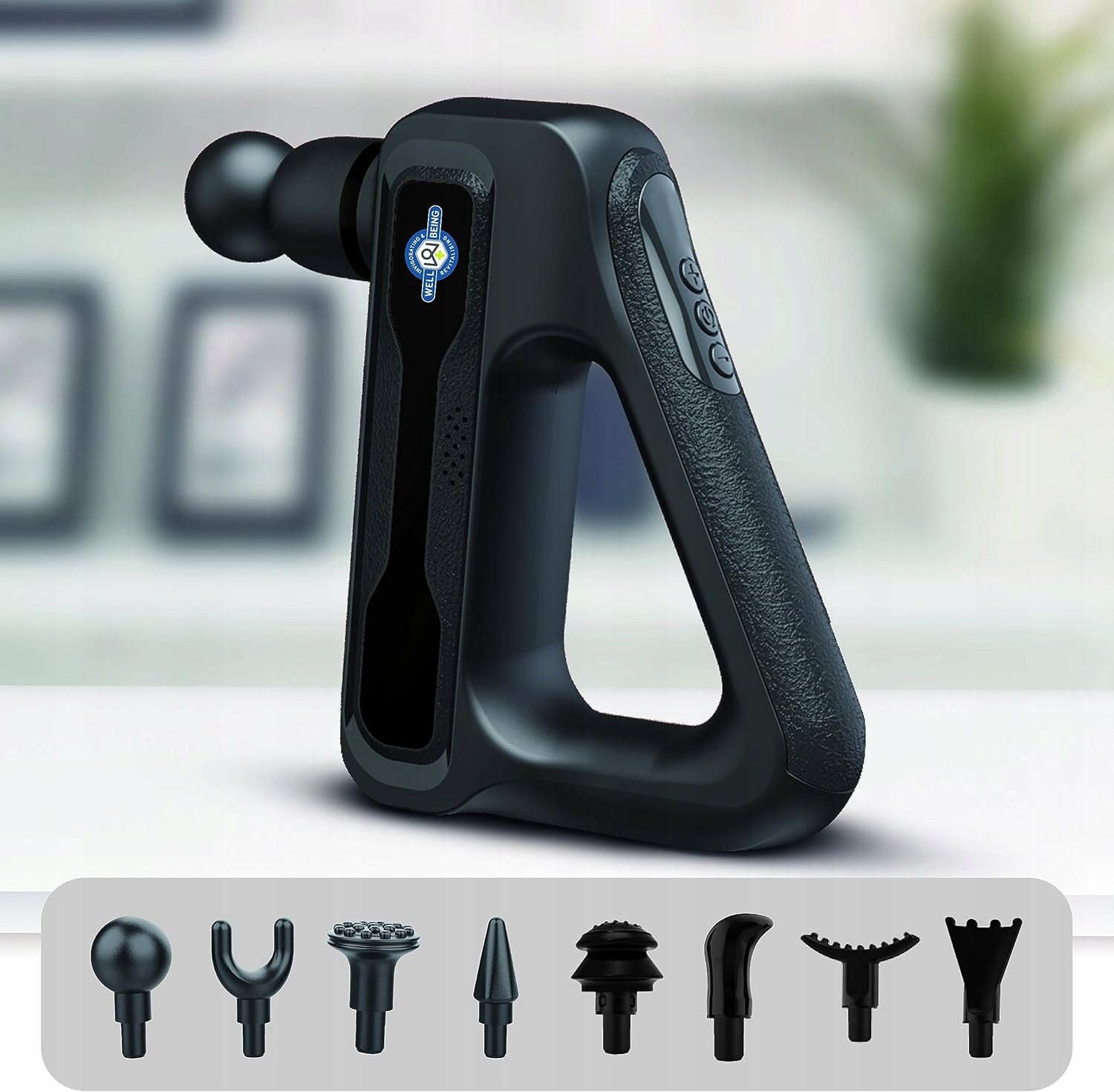 MUSCLE MASSAGE GUN USB GUN 8 TIPS massage muscle regeneration Packaging status original