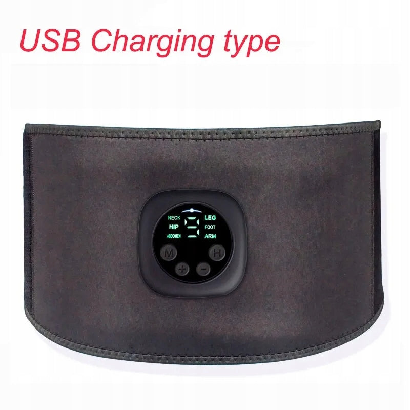 MUSCLE STIMULATING BELT, EMS, ELECTRIC SLIMMING BELT, ABS TRAINER Manufacturer code PAS STYMULUJĄCY MIĘŚNIE