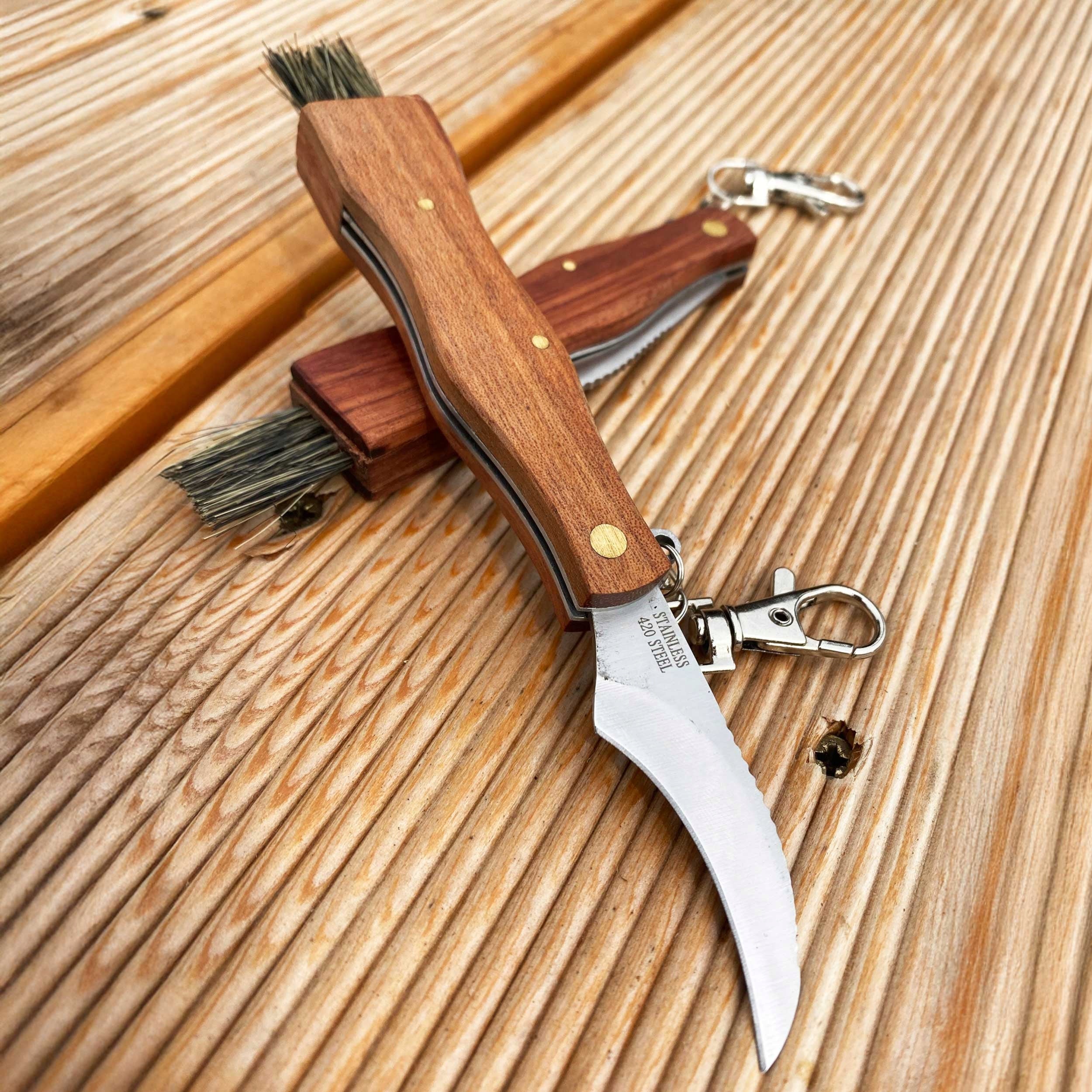 MUSHROOM KNIFE MUSHROOM MAKER SET KNIFE POCKET KNIFE GIFT Packaging status original