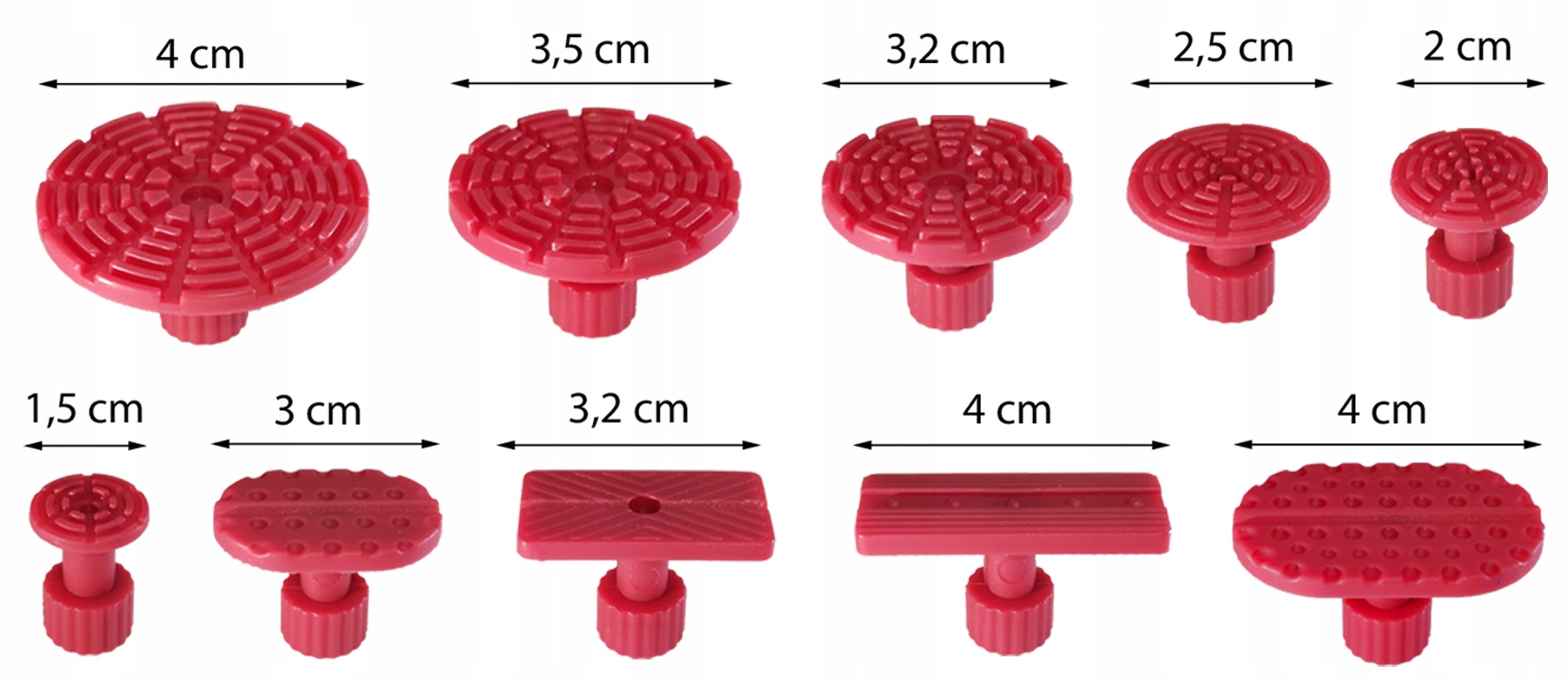 MUSHROOM PDR ADAPTERS DENT REMOVAL KIT 49 pieces Number of items in the set 49