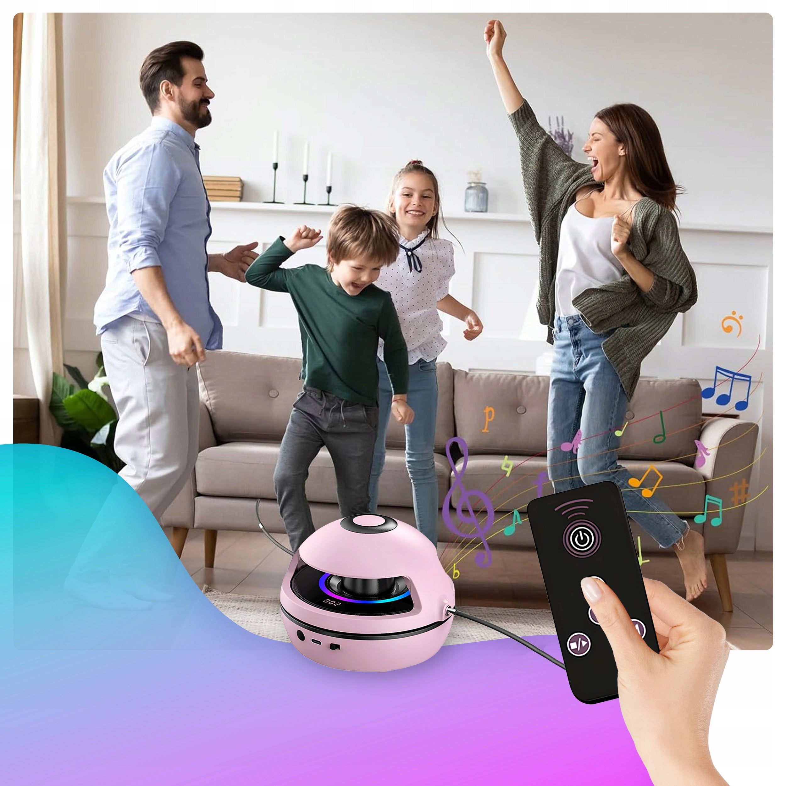 MUSIC JUMP ROPE AUTOMATIC SMART ELECTRIC LED REMOTE CONTROL SPEAKER Packaging status original