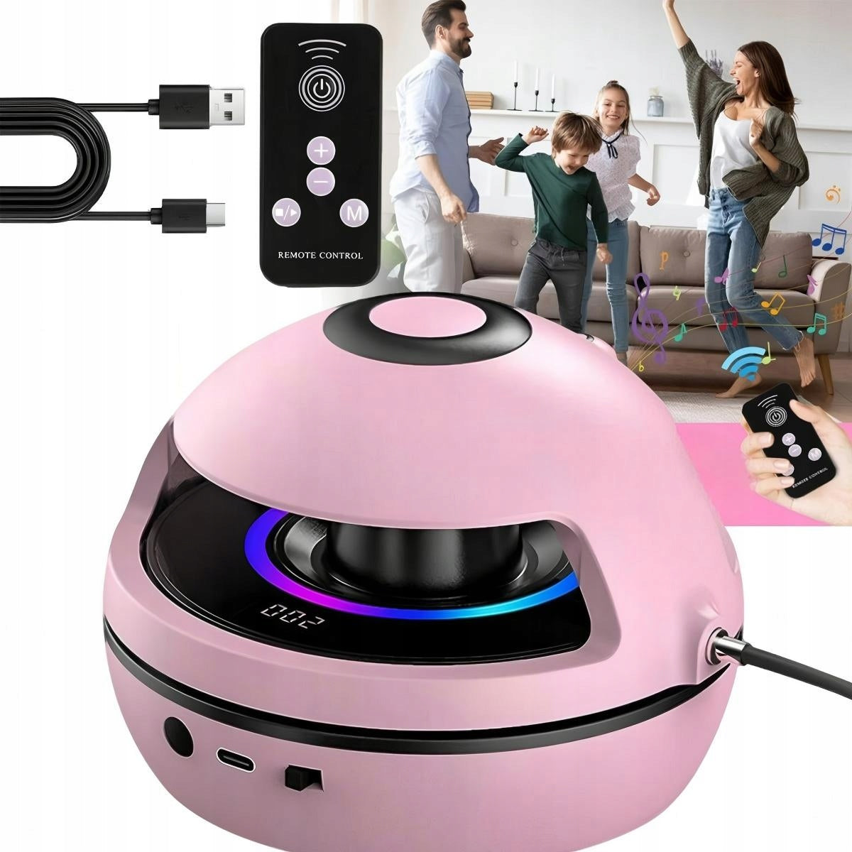 MUSIC JUMP ROPE SMART AUTOMATIC FOR BABY WITH COUNTER + REMOTE CONTROL