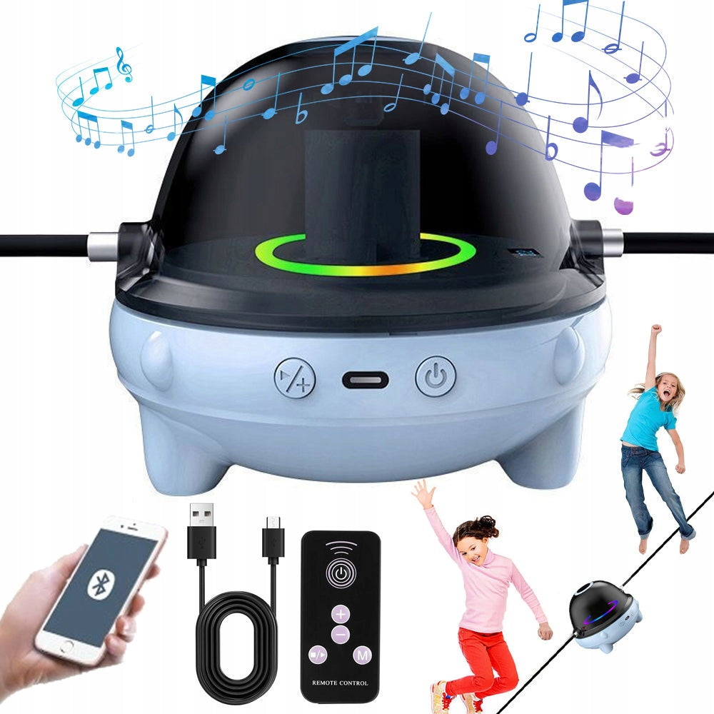 MUSIC LED JUMP ROPE, SMART JUMP ROPE WITH BLUETOOTH SPEAKER AT HOME