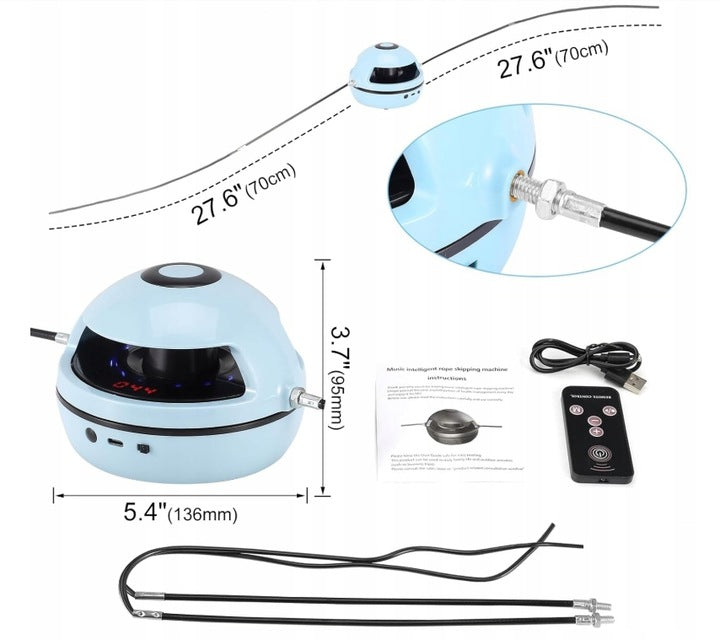 MUSIC SKIPPING ROPE INTERACTIVE ROPE FOR MANY WITH DISPLAY WITH COUNTER Brand no brand