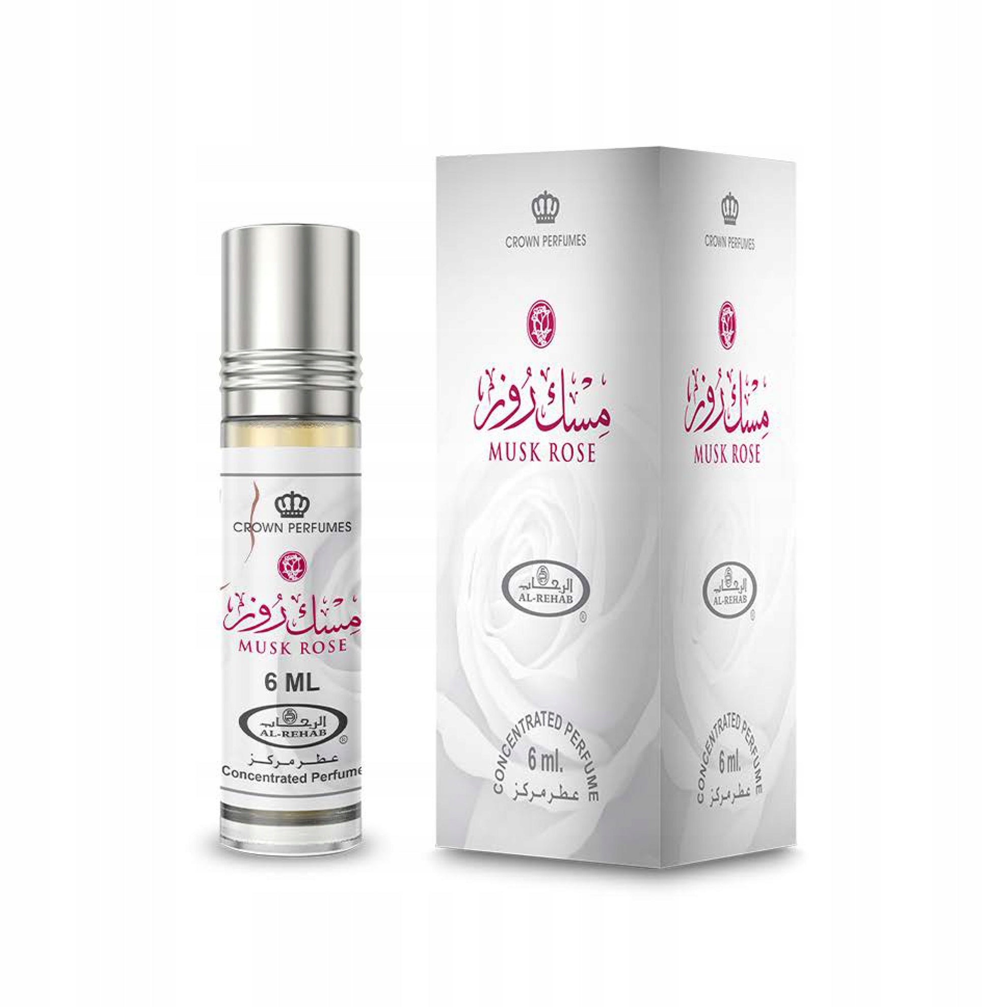 MUSK ROSE 6 ml Arabic Perfume in Al Rehab Oil for Her ROSE MUSK EAN (GTIN) 5906468402729