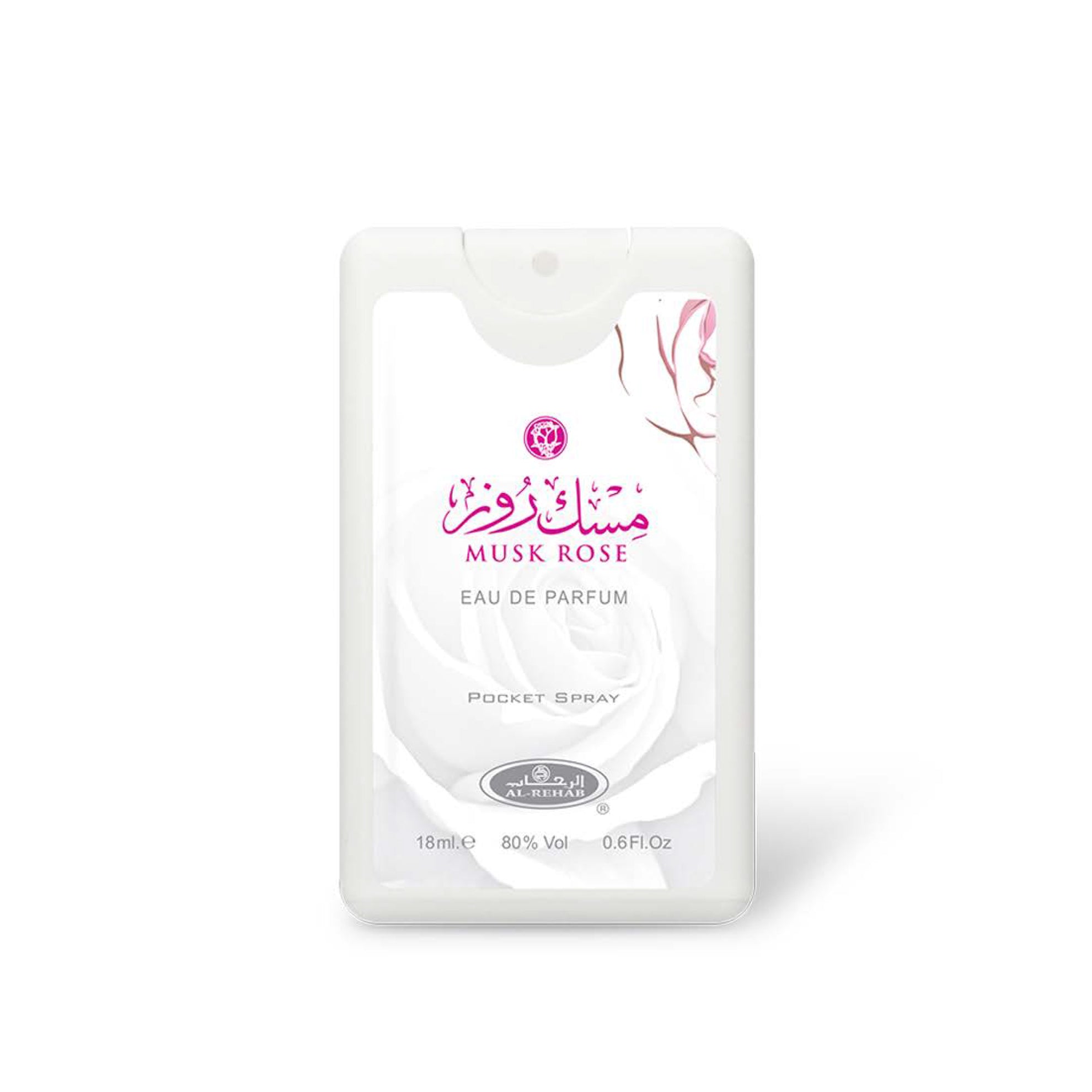 MUSK ROSE Perfumed Water for Her Pocket Spray EDP 18 ml Al Rehab EAN (GTIN) 5906468403856