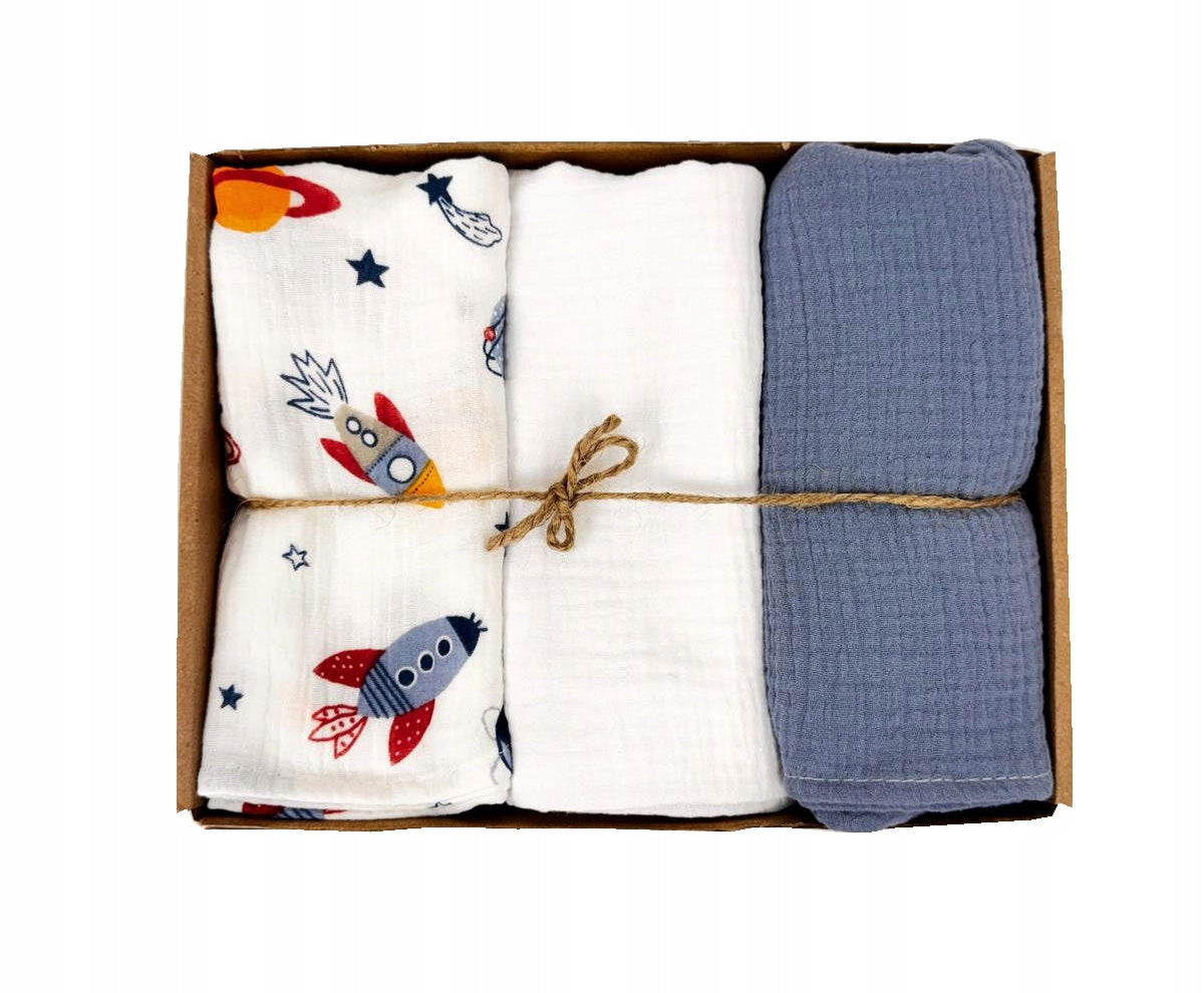 MUSLIN DIAPER 3-PACK MAMCILALE