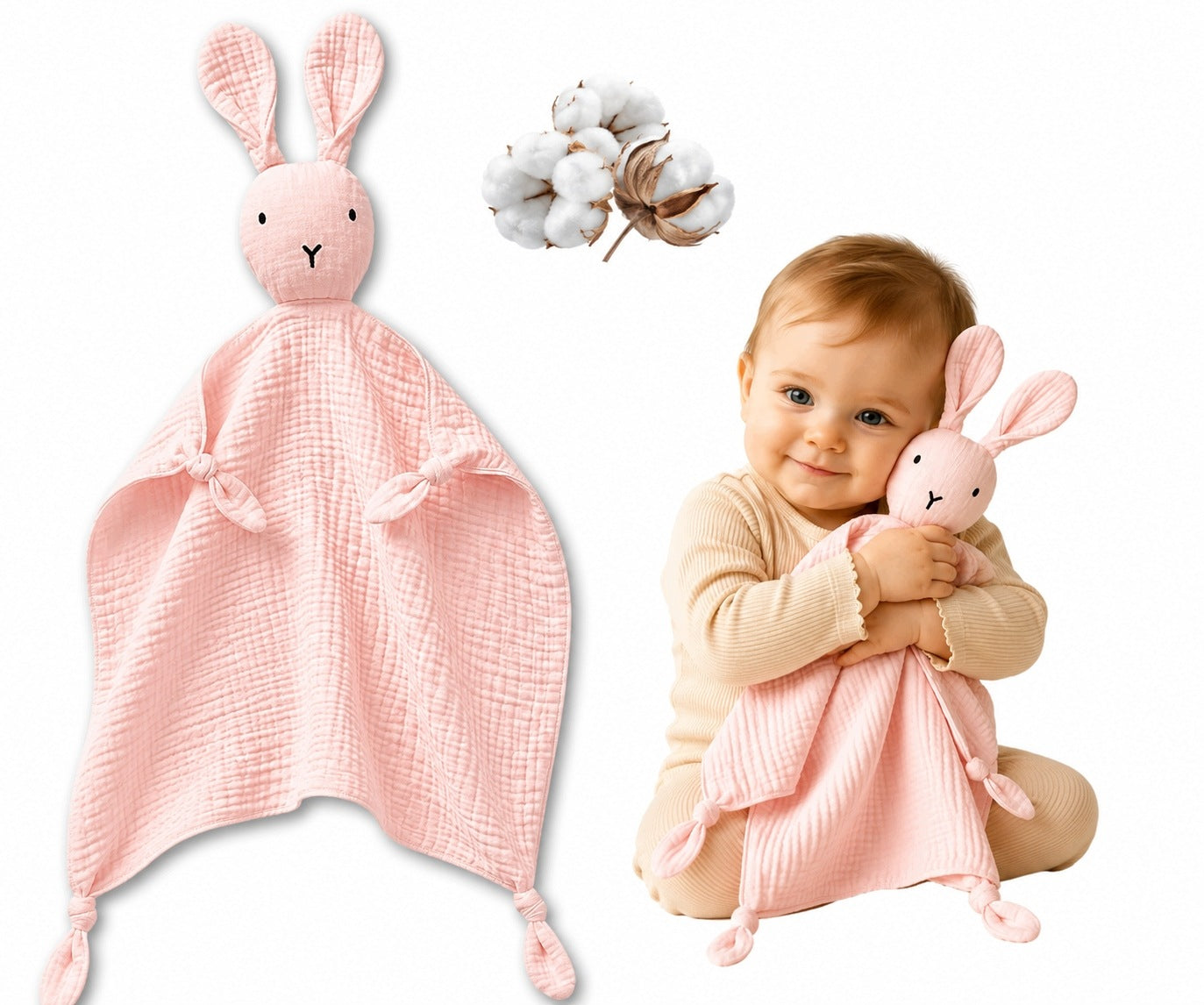MUSLIN DIAPER BABY DIAPER TOY CUDDLY BABY SHOWER