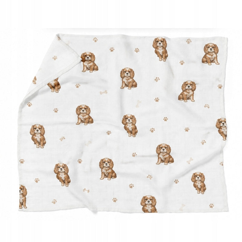 MUSLIN DIAPER BLANKET MUSLIN SWADDLE 120x120cm POLISH PRODUCT Brand Libra