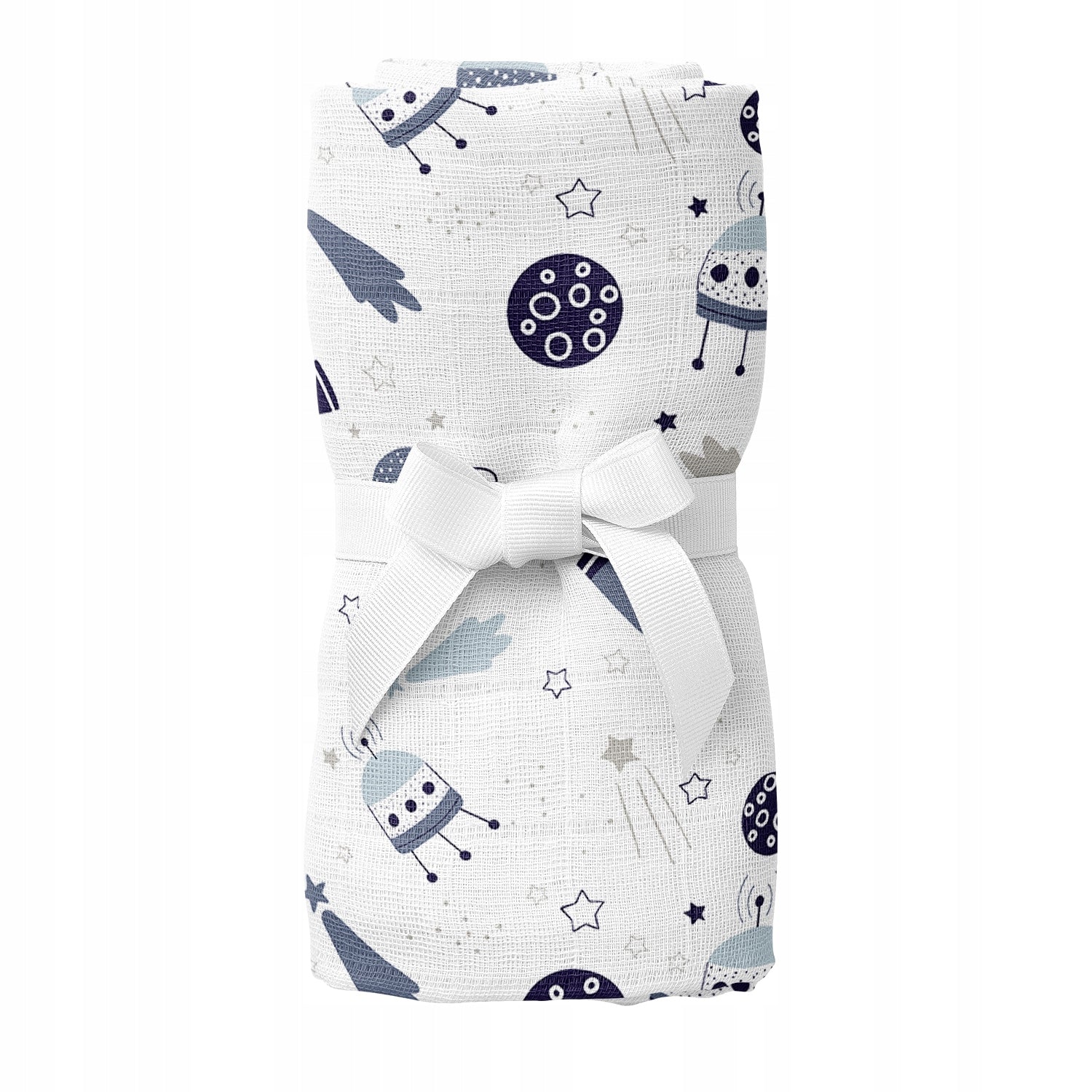 MUSLIN DIAPER BLANKET MUSLIN SWADDLE 120x120cm POLISH PRODUCT