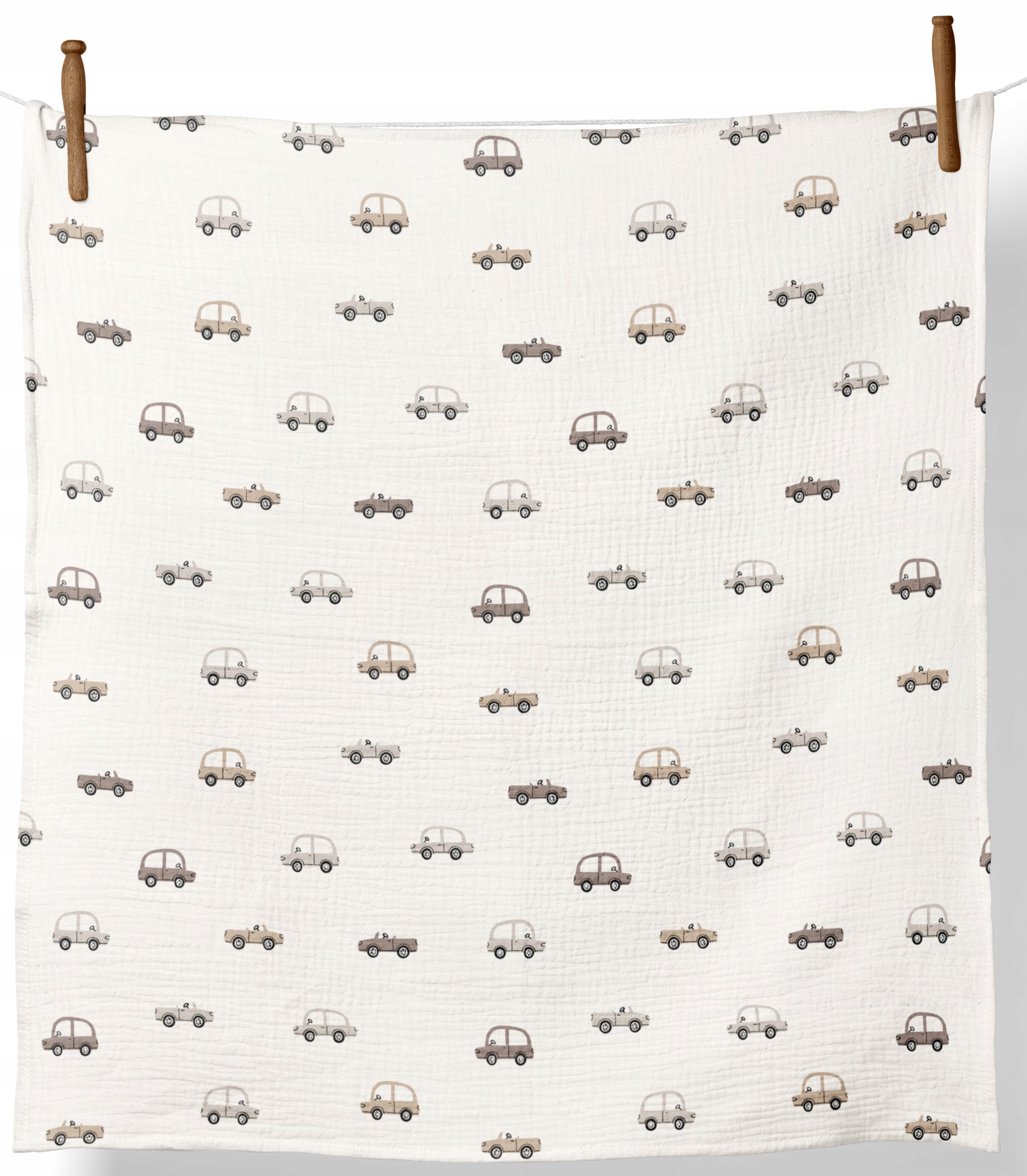 MUSLIN DIAPER THICK CROCHETED 120x120cm BLANKET SWADDLE POLISH PRODUCT Manufacturer code 5906584144374