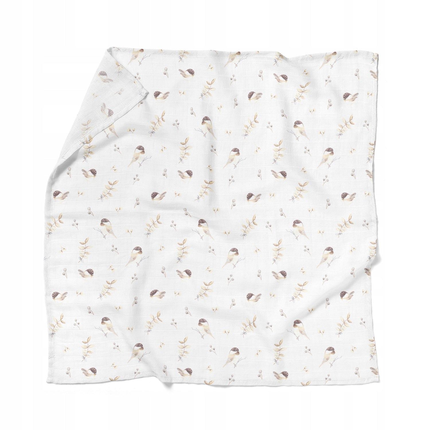 MUSLIN DIAPERS 38 x 38 cm COTTON 5 PIECES POLISH PRODUCT Brand Cztery Słonie