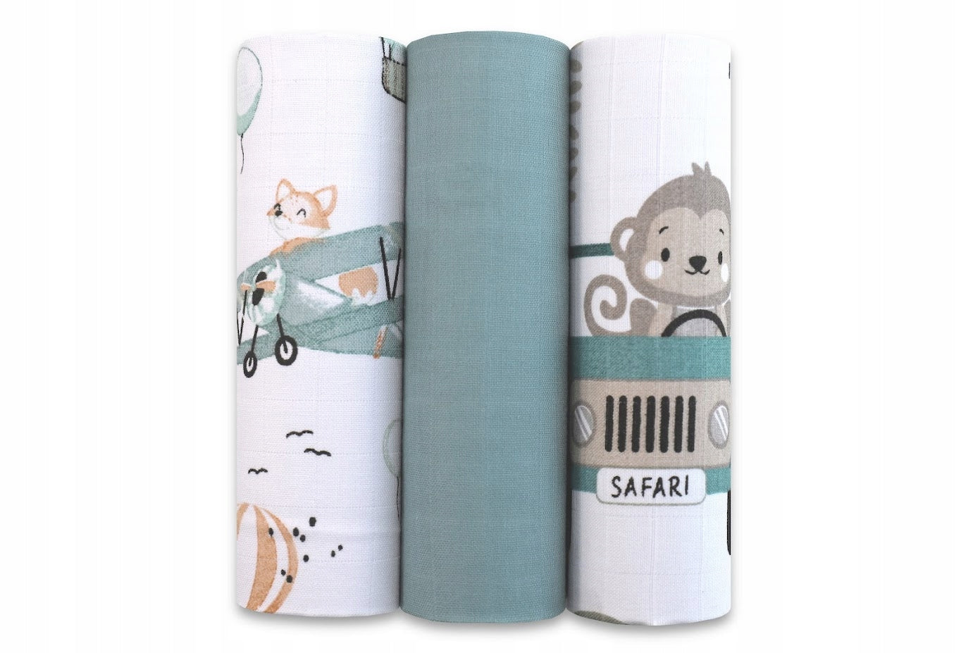 MUSLIN DIAPERS PREMIUM DIAPERS SET OF 3PCS 60x75CM 123BABY Packaging status original