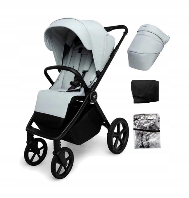 MUUVO STYLISH STROLLER GO STROLLER FOR BABY LARGE WHEELS BASKET 10 KG ACCESSORIES