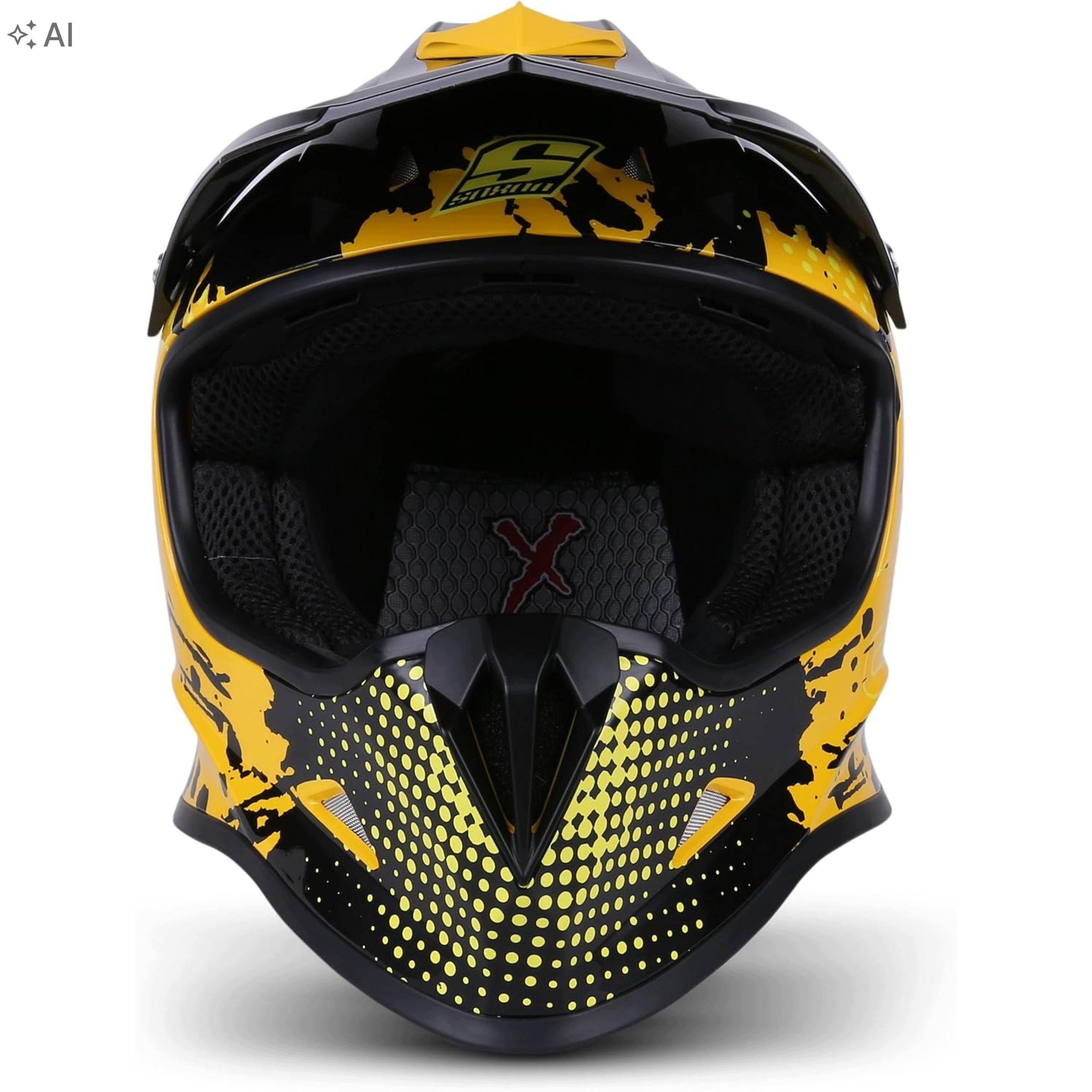 MX MTB Motorcycle Cross Helmet For Children SOXON SKC-33 Fusion Green Manufacturer no brand