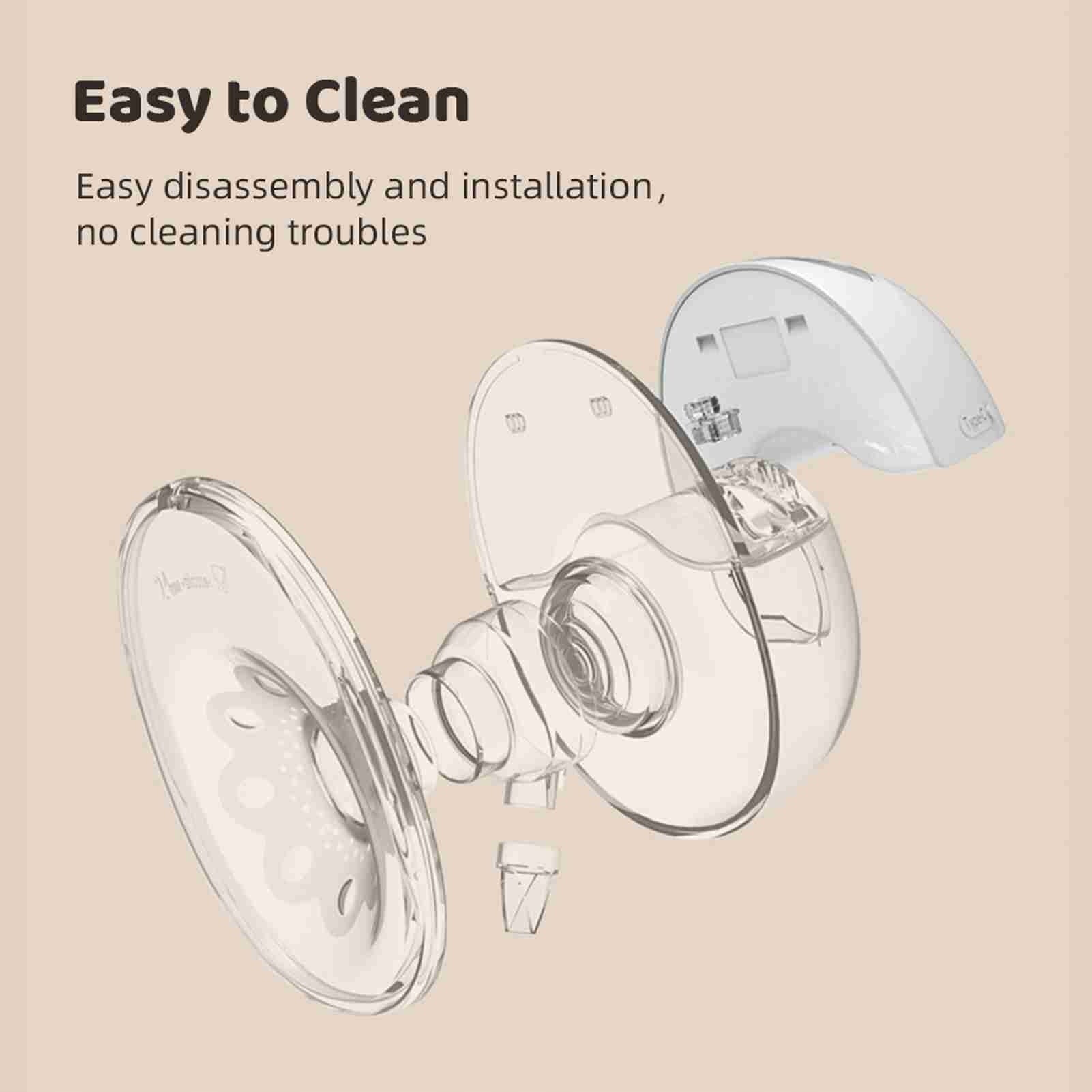 MY-378 Hands-free electric breast pump, white, 1 pc Brand no brand